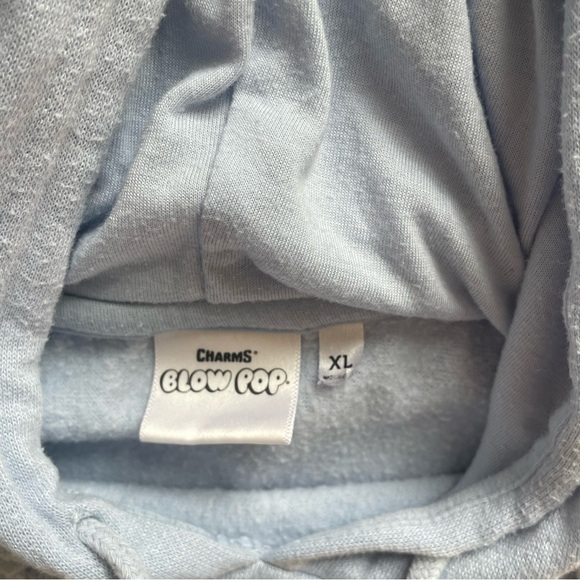 Charms Blow Pop Plus Size Cropped Hoodie - Picture 2 of 5